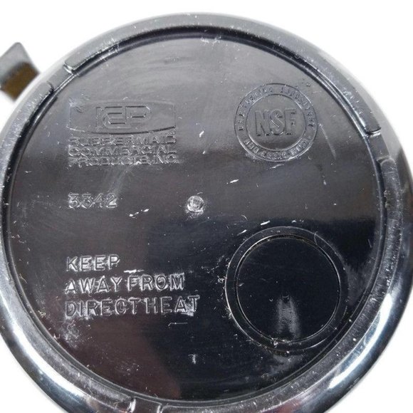 Rubbermaid Insulated Coffee Hot Tea Pitcher 3342 Mustard Black 30 Oz Vintage - Picture 11 of 11